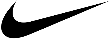 The Nike logo displayed in black and white.